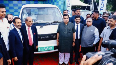 Ashok Leyland unveils E-LCV