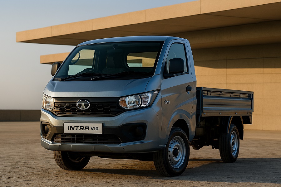 Tata Intra V10: छोटे व्यवसायों के लिए दमदार और एफिशिएंट मिनी ट्रक