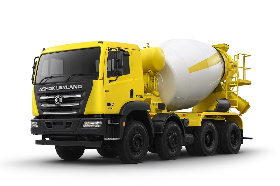 Ashok Leyland AVTR 3525-8x4 RMC: दमदार ट्रांसिट मिक्सर हर निर्माण परियोजना के लिए