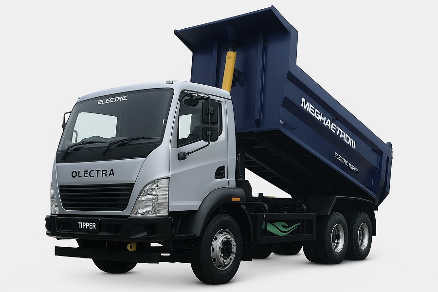 भारत का पहला इलेक्ट्रिक हैवी ड्यूटी टिपर: Olectra Meghaetron 28T