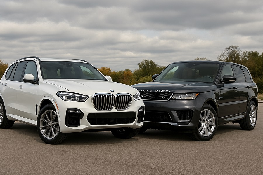 Interesting X5 V Range Rover Sport Images